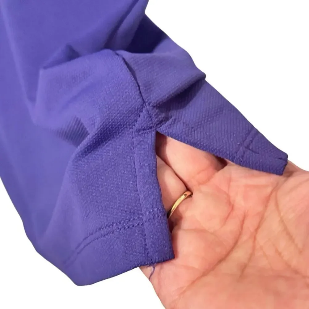 NIKE TCU Texas Christian Horned Frogs Dri-Fit‎ Purple Polo NCAA Women's Sz M
